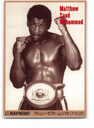 Matthew Saad Muhammad - 1998 Japan World Boxing Card