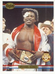 Michael Dokes - 1991 Ringlords Boxing Card #12