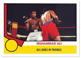 Muhammad Ali - The People's Champ Collection - "Ali Looks In Trouble (George Foreman)" Card #52 - 2021 Topps Now Boxing Card
