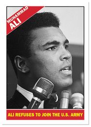 Muhammad Ali - The People's Champ Collection - "Ali Refuses To Join The U.S. Army" Card #15 - 2021 Topps Now Boxing Card