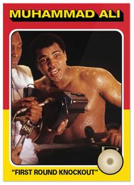 Muhammad Ali - The People's Champ Collection - "First Round Knockout" (Joe Frazier vs. Ali III Fight Hype) Card #58 - 2021 Topps Now Boxing Card