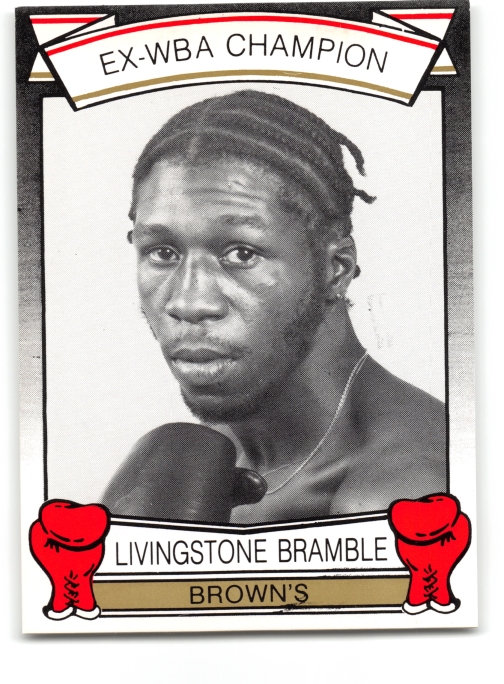 Livingstone Bramble 1992 Brown's Boxing Card