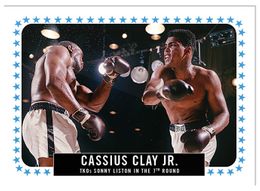Muhammad Ali - The People's Champ Collection - "TKO's Sonny Liston in the 7th Round" Card #8 - 2021 Topps Now Boxing Card