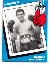 Glenn McCrory 1990 Brown's Boxing Card