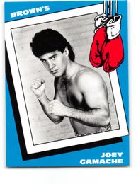 Joey Gamache 1990 Brown's Boxing Card