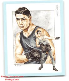 Harry Greb - 1991 Victoria Gallery "Boxing Champions 2nd Series" Boxing card (Blue back)