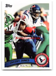 Jacoby Jones #173 - 2011 Topps Football Card - Houston Texans