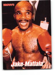 Jacob Matlala 1999 Brown's Boxing Card