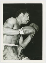 1974 JOHN CONTEH Vintage Boxing Photograph LIGHT HEAVYWEIGHT CHAMPION Liverpool