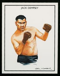 Jack Dempsey - 1991 Ideal Albums Ltd. "Boxing Greats 1st Series" Boxing card