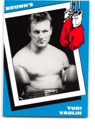Yuri Vaulin 1990 Brown's Boxing Card