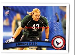 Brooks Reed #29 (Rookie) - 2011 Topps Football Card - Houston Texans