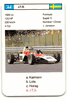 Jorgen Jonsson 6d - 1975 FX Schmid "Racing Cars - Top Trumps" Auto Racing Card