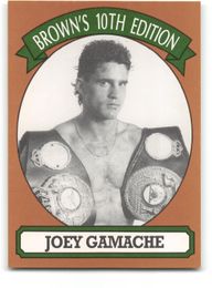 Joey Gamache 1994 Brown's Boxing Card
