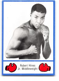Robert Hines "Bam Bam" 1985 Brown's Boxing Card