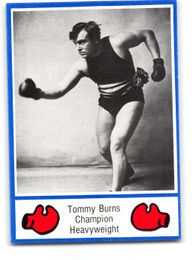 Tommy Burns 1985 Brown's Boxing Card