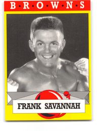 Frank Savannah 1993 Brown's Boxing Card
