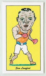 Sam Langford - 2000 W.R. Priddy Antiques "50 Fighting Champions" Boxing Card