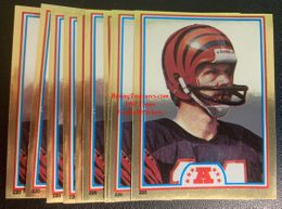 Ken Anderson #220 Pro-Bowl Foil Card - 1982 Topps Stickers (Lot of 10)