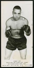 1949 BOBBY LEE Vintage Boxing Photograph WELTERWEIGHT CONTENDER Baltimore, MD
