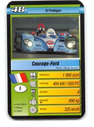 Claude-Yves Gosselin 4B - 2010 Ravensburger "Motor Sport - Super Trumpf" Auto Racing Card