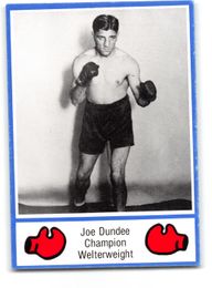 Joe Dundee 1985 Brown's Boxing Card