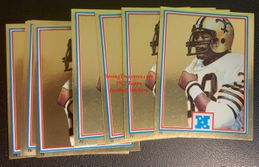 George Rogers (Rookie) #73 Pro-Bowl Foil Card - 1982 Topps Stickers (Lot of 10)