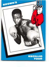 Regilio Tuur 1990 Brown's Boxing Card