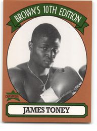James Toney 1994 Brown's Boxing Card