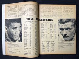 1961 December - Boxing Illustrated & Wrestling News - Floyd Patterson vs. Tom McNeeley Title Fight Preview / Georges Carpentier and Bob Orton Pinups