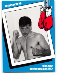 Chad Broussard 1990 Brown's Boxing Card