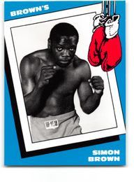 Simon Brown 1990 Brown's Boxing Card
