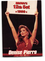 Denise Pierro 1999 Brown's Boxing Card (Ring Card Girl) Checklist #2