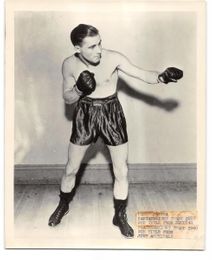c. 1940's-50's HARRY JEFFRA Vintage Boxing Photograph FEATHERWEIGHT CHAMPION Baltimore, MD