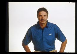 Phil Johnson - 1989-90 NBA Color Photo Slide - Utah Jazz