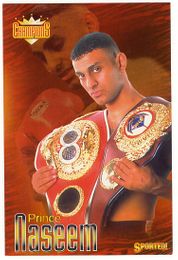 Prince Naseem Hamed - 1997 Sported "Champions"  boxing card