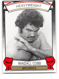 Randall "Tex" Cobb 1992 Brown's Boxing Card