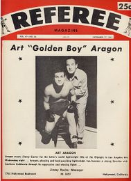 Referee Magazine & Program - November 17, 1951 - Art Aragon vs. Jimmy Carter