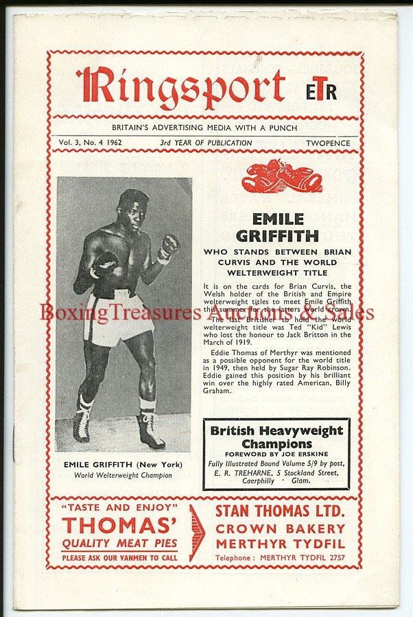 Ringsport Boxing Magazines For Sale