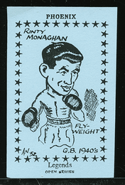 Rinty Monaghan - c. 1996 Phoenix "Legends - Open Series" Boxing Card