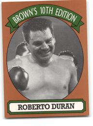 Roberto Duran 1994 Brown's Boxing Card
