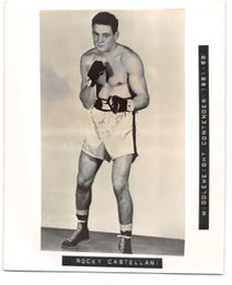 ROCKY CASTELLANI Vintage Boxing Photo Premium MIDDLEWEIGHT CONTENDER Luzerne, PA