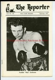 September 1973 THE REPORTER Boxing Magazine #138 FREDDIE RED COCHRANE