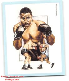 Sonny Liston - 1991 Victoria Gallery "Boxing Champions 1st Series" Boxing card (Red back)