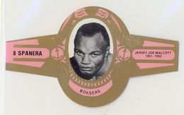 Spanera Belgian Cigar Band - c. 1979 Pink Type - Jersey Joe Walcott