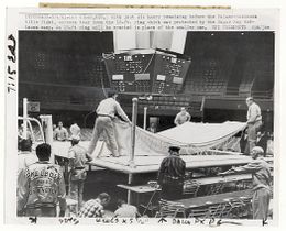 Sugar Ray Robinson vs. Gene Fullmer - Las Vegas Ring - 1961 Vintage Boxing Photograph