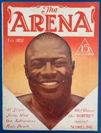 The Arena - February 1932 - George Godfrey - Boxing & Sporting Magazine