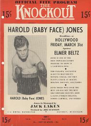 The Knockout Boxing Program - April 1, 1950 - Harold "Baby Face" Jones vs. Elmer Beltz