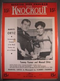 The Knockout Boxing Program - October 2, 1948 - Manuel Ortiz