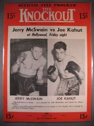 The Knockout Boxing Program - October 9, 1948 - Jerry McSwain vs. Joe Kahut